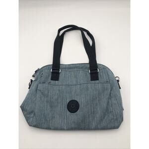 Kipling Chambray Double Handle Shoulder Bag Purse READ
